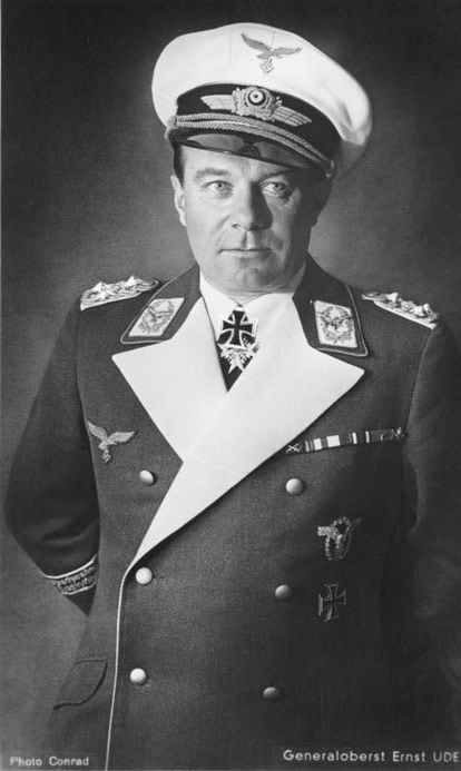 El Generaloberst Ernst Udet.
