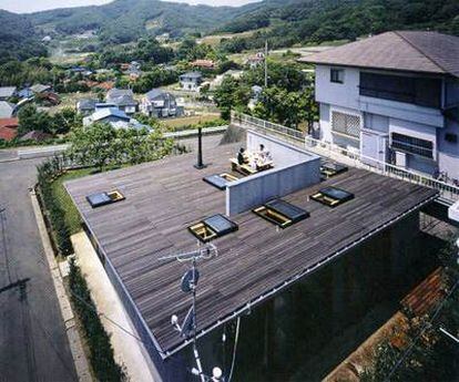 Casa Tejado, en Japón.