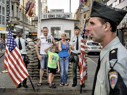 El Checkpoint Charlie, en Berlín. 