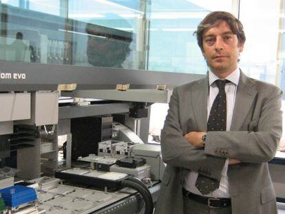Carlos Buesa, consejero delegado de Oryzon Genomics, en sus laboratorios de Cornell&agrave; (Barcelona).