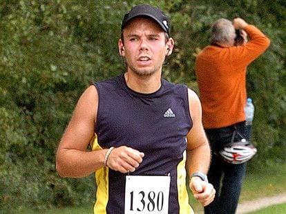 Andreas Lubitz participa en el maratón Airportrace de Hamburgo el 13 de septiembre de 2009.