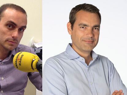 Los nuevos directores de informaticos de TV3, Albert Calatrava (izq.) y de Catalunya Ràdio, Óscar Fernández (der.).