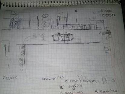 "Disparos. Sigilo. Emboscada. Dormirlos", en su cuaderno.