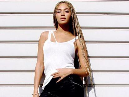 Imágen de Beyoncé publicada por la cantante en su perfil de Instagram.