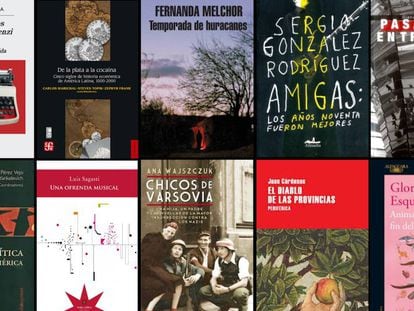 Algunas de las portadas de los libros seleccionados en la lista 2017.