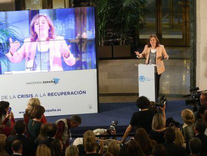 El PP presenta un balance de la X Legislatura en el Congreso.