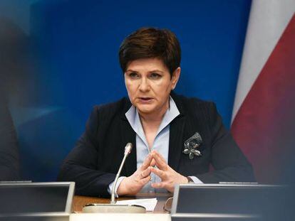 Beata Szydlo, primera ministra de Polonia