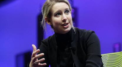 Elizabeth Holmes, fundadora de Theranos.