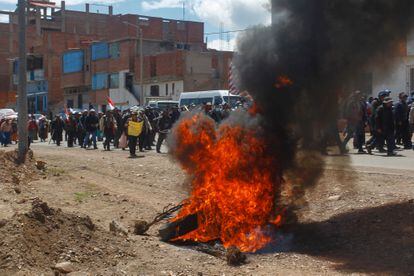 Doce muertos en el mismo día en enfrentamientos entre manifestantes y la policía en Perú | Internacional | EL PAÍS