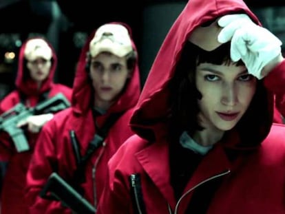 Fotograma de la serie &#039;La casa de papel&#039;.