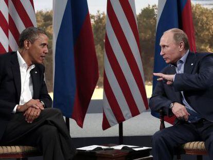 Obama y Putin, en la cumbre del G-8 en Irlanda del Norte en junio.