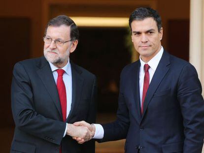 Mariano Rajoy i Pedro Sánchez, el passat 22 de desembre.