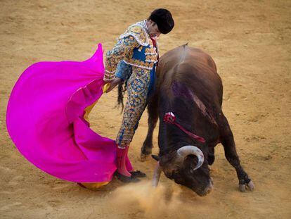 José Tomás, el pasado 22 de junio en la plaza de Granada.