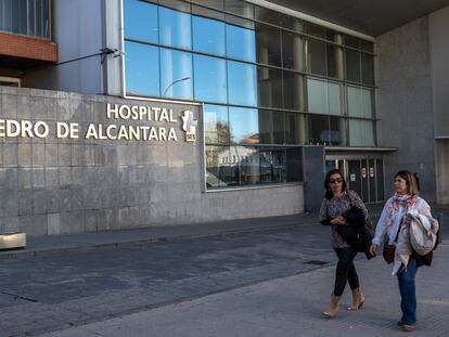 Hospital San Pedro de Alcántara, en Cáceres.