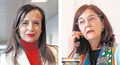 Beatriz Corredor, presidenta de Red Eléctrica, y Cani Fernández, presidenta de la CNMC.