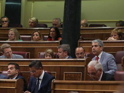 Francesc Homs, en el Congreso.