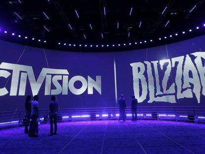 Estand de Activision Blizzard en el último CES de Las Vegas. 