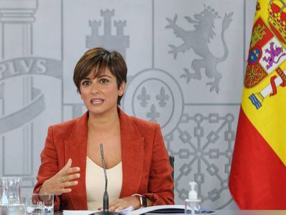 Isabel Rodriguez, portavoz del Gobierno.