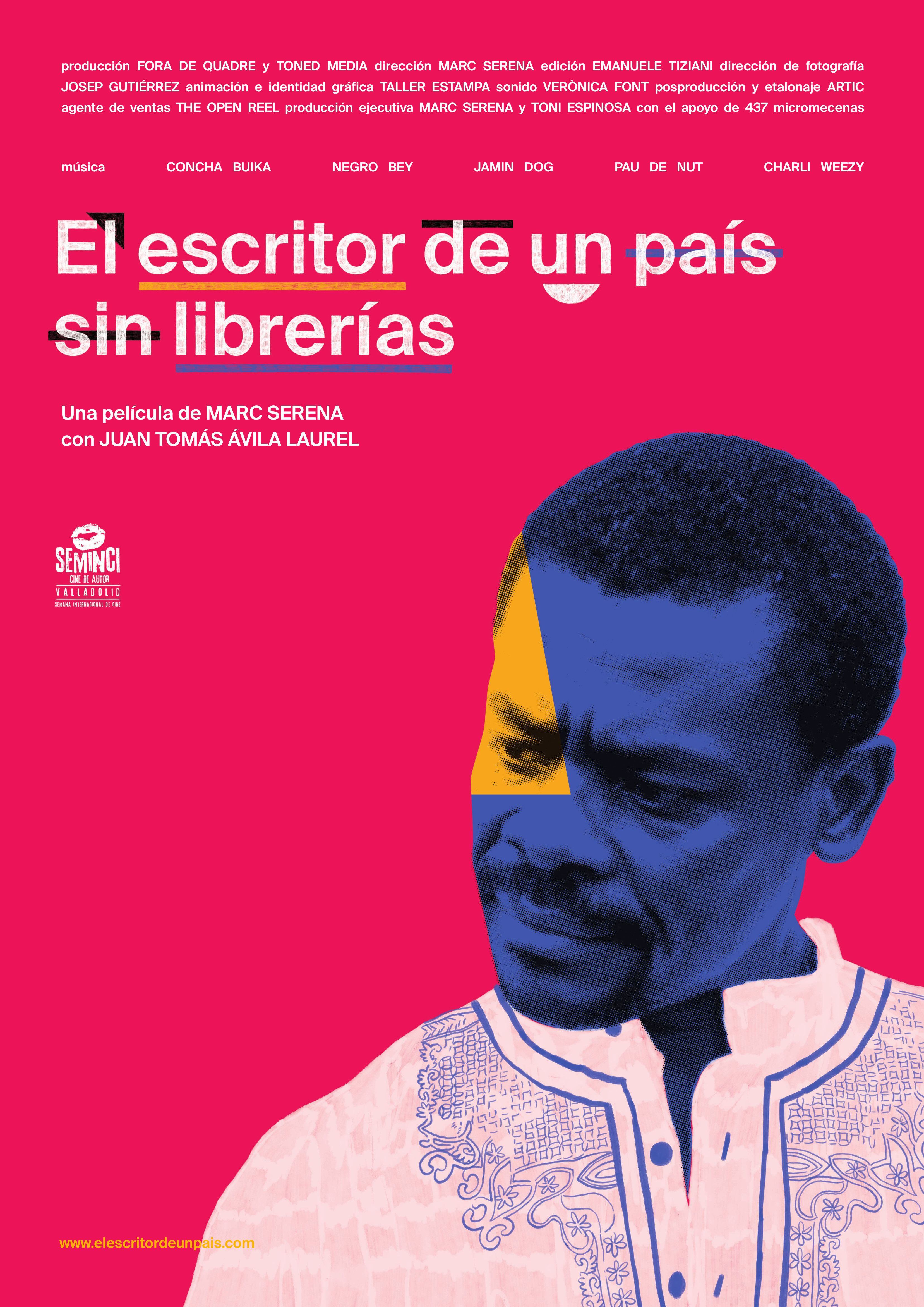 Cartel del documental ‘El escritor de un país sin librerías’.
