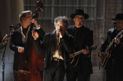 Bob Dylan, en un concert a Los Angeles el 2011.