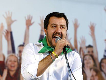 El l&iacute;der de la Liga Norte, Matteo Salvini. 