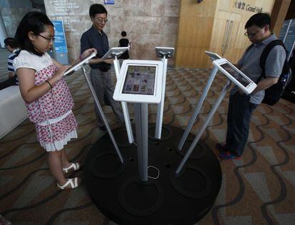 Lectores de libro electr&oacute;nico en Hong Kong