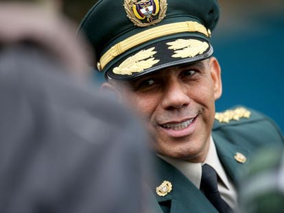 El comandante del Ejército Nacional de Colombia, Eduardo Enrique Zapateiro, en Bogotá, el 30 de diciembre de 2019.