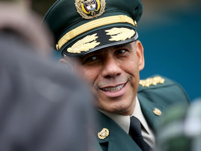 El comandante del Ejército Nacional de Colombia, Eduardo Enrique Zapateiro, en Bogotá, el 30 de diciembre de 2019.