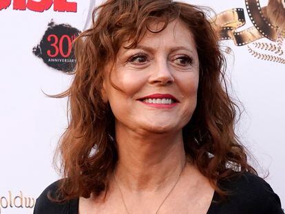 Susan Sarandon en la celebración del 30º aniversario de la película 'Thelma y Louise', el 18 de junio de 2021.