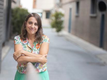 La periodista Lucía González, en la sede de EL PAÍS.