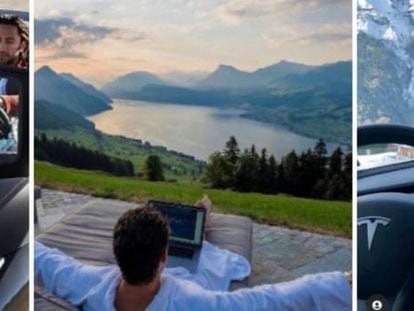 Extractos de perfiles de Instagram que alardean de sus resultados invirtiendo.