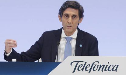 El presidente de Telefónica, José María Álvarez-Pallete.