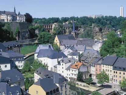 Panor&aacute;mica de la ciudad de Luxemburgo.