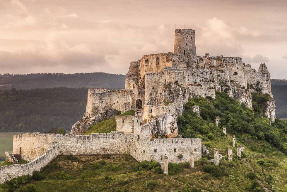 El castillo de Spis (Eslovaquia).