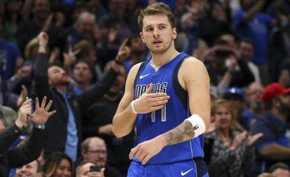 Doncic, en un partido de esta temporada