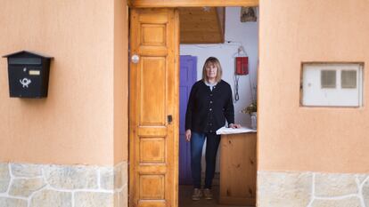 Elena Briongos, en Peñalba de Castro.