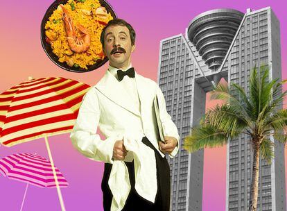 Andrew Sachs interpretó en la serie británica 'Hotel Fawlty' al camarero Manuel, un migrante español que era objeto de bromas sobre el supuesto carácter vago y comilón de nuestro país.