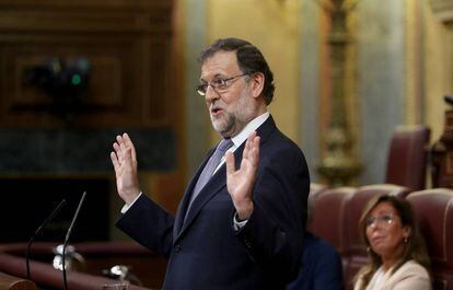 Pleno de Investidura en el Congreso de los Diputados. Mariano Rajoy