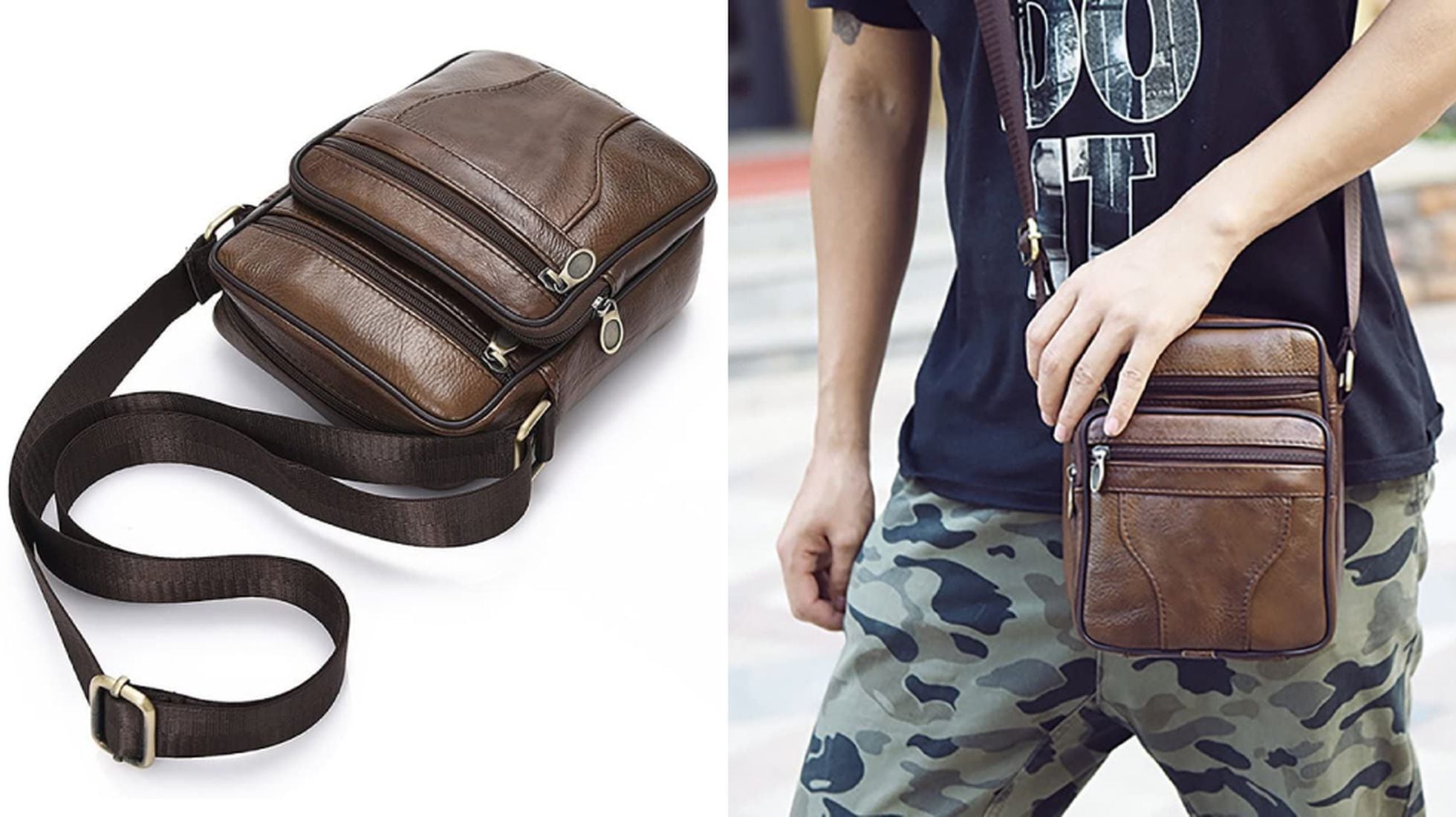 11 bolsos de bandolera para hombre en los que llevar lo imprescindible y a diario | Escaparate: compras y ofertas | EL PAÍS