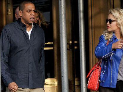 Jay- Z y Rita Ora en Nueva York, en febrero de 2012. 