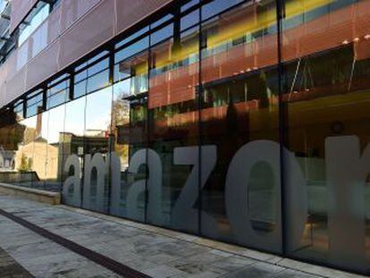 Fachada de la sede de Amazon en Luxemburgo.