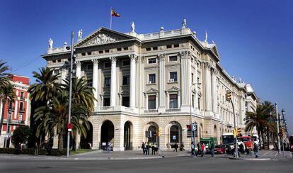 Sede del antiguo Gobierno Militar en Barcelona. 