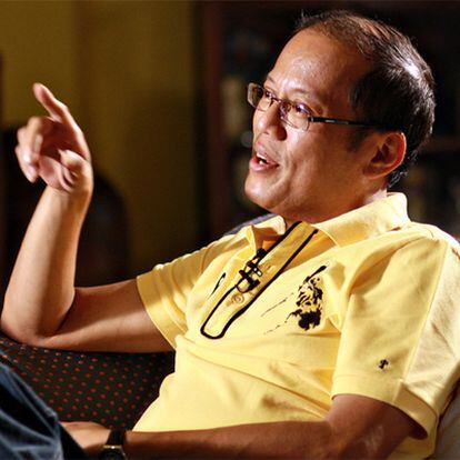 Benigno Aquino, en abril de 2010, cuando era candidato a la presidencia de Filipinas.