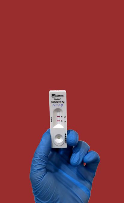 Pruebas de antígenos con ómicron