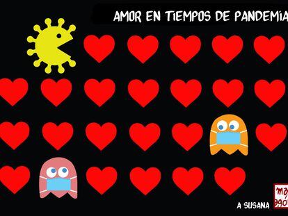 Amor-covid, por Malagón