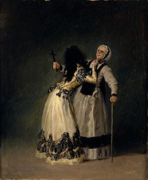 'La duquesa de Alba y su dueña' (1975), Francisco de Goya