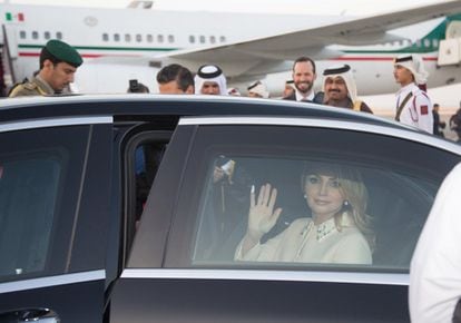 Angélica Rivera, durante una visita de Estado a Kuwait en 2019.