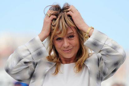 Emma Suárez, en Cannes, en la presentación de 'Las hijas de Abril'.