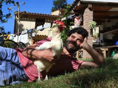 Damià Gibernet sancionado por tener gallinas en su casa de Vallvidrera.