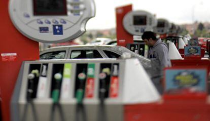 Gasolinera en Madrid.